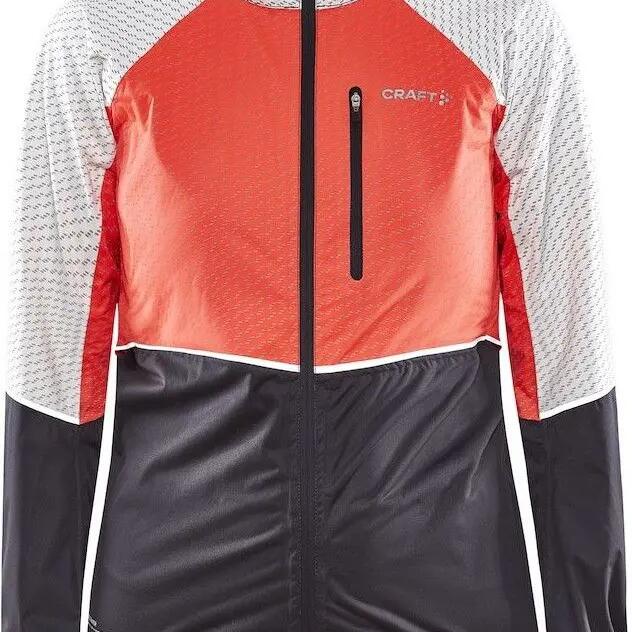 Craft ADV Bike Hydro Lumen Coral Black Women's Waterproof Jacket