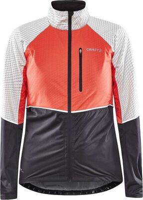 Craft adv bike hydro lumen waterproof jacket coral black women's
