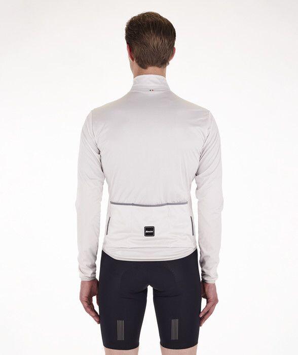 Santini Nebula Windproof Jacket White 3/4