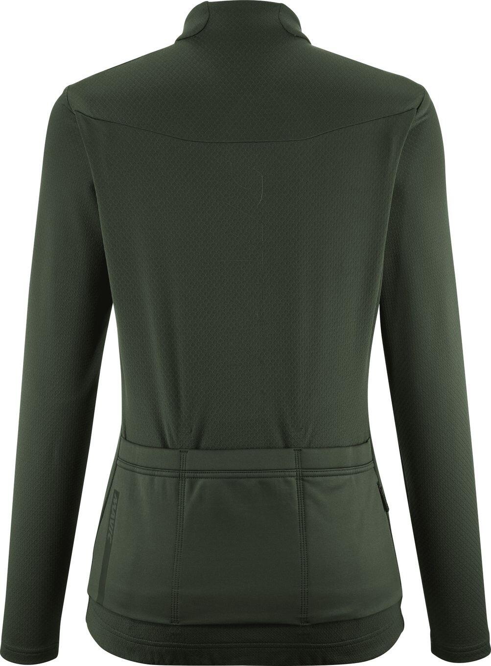 Camisola Mavic Aksium Thermo de manga comprida para mulher Verde 2/5