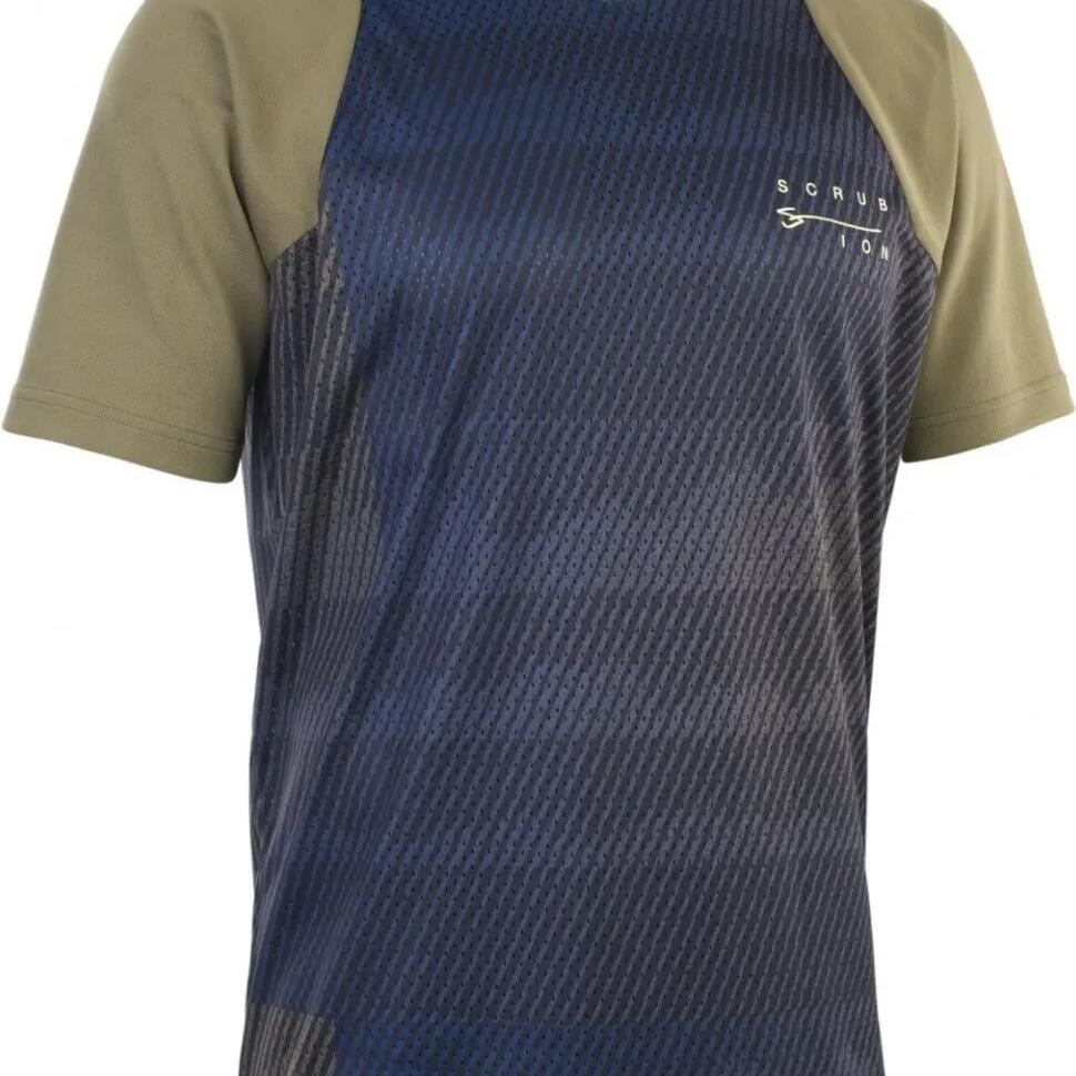 ION Bike Jersey Scrub SS Black Brown