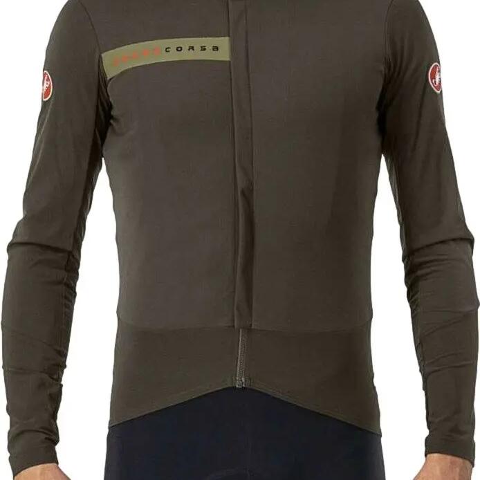 Castelli Beta Ros Kaki Long Sleeve Jacket