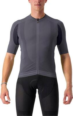 Castelli superleggera 3 short sleeve jersey dark grey