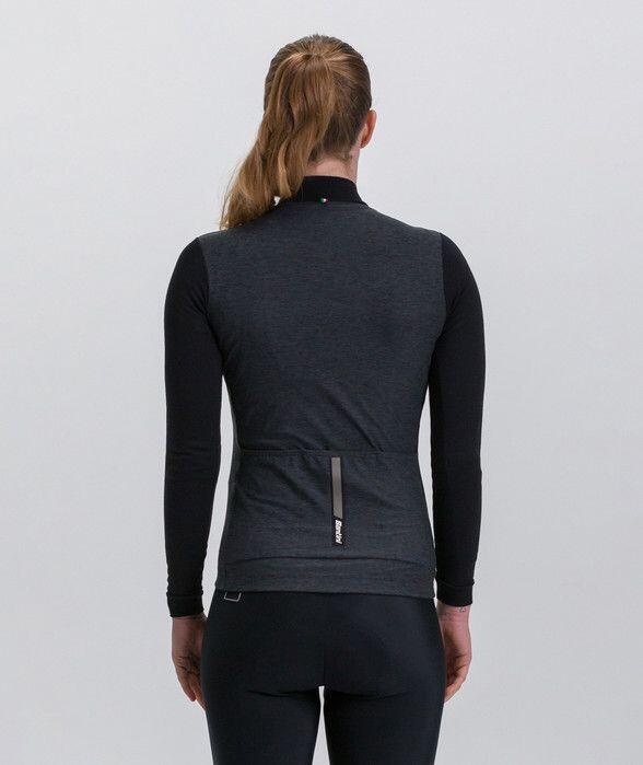 Maillot Manches Longues Femme Santini Pure Noir 3/4