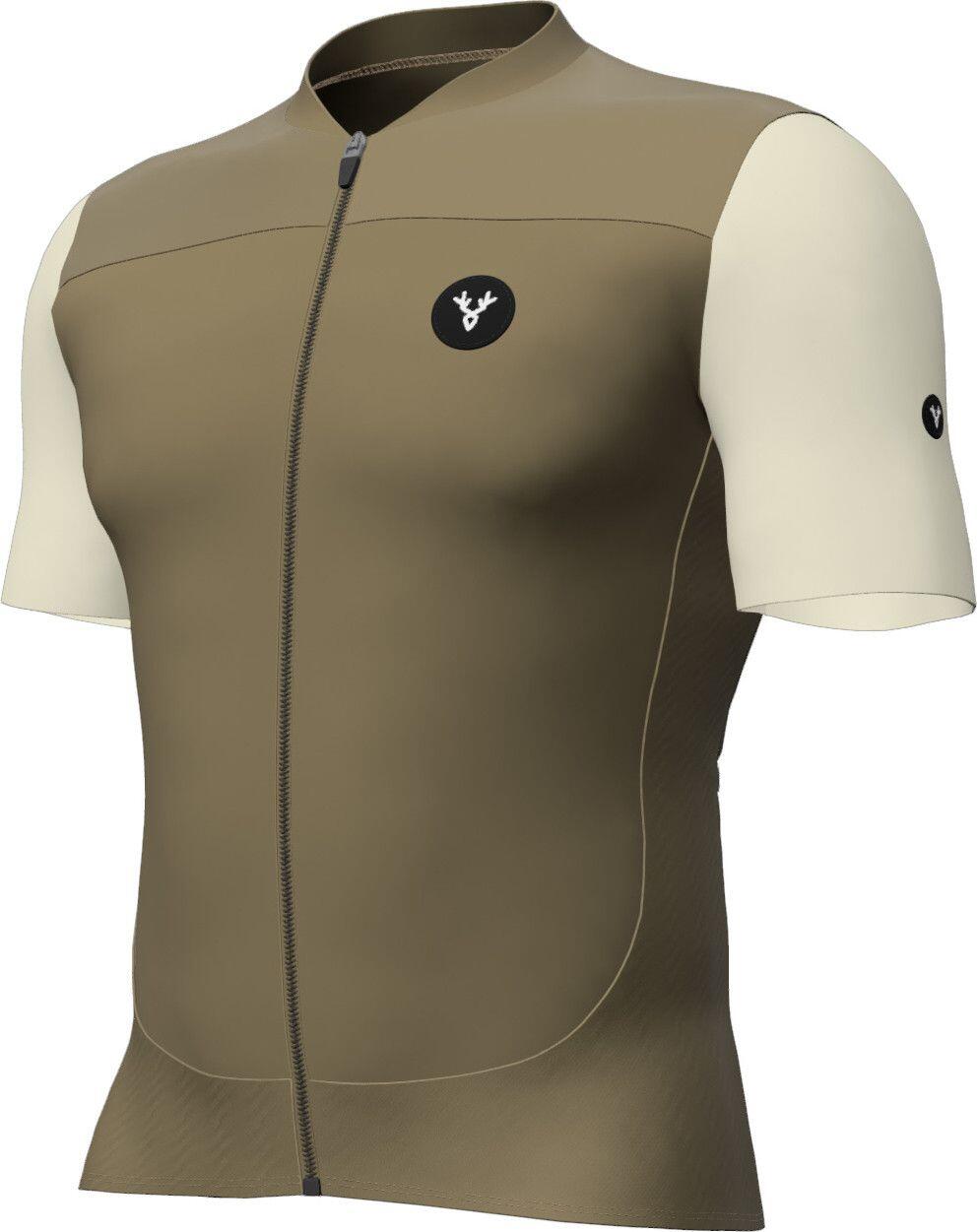 LeBram Ventoux Short Sleeved Jersey Plain Brown 2/7
