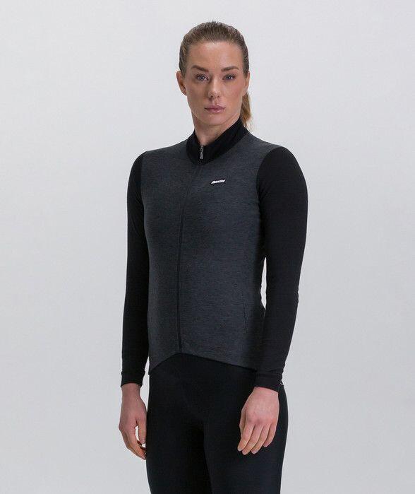 Maillot Manches Longues Femme Santini Pure Noir 2/4