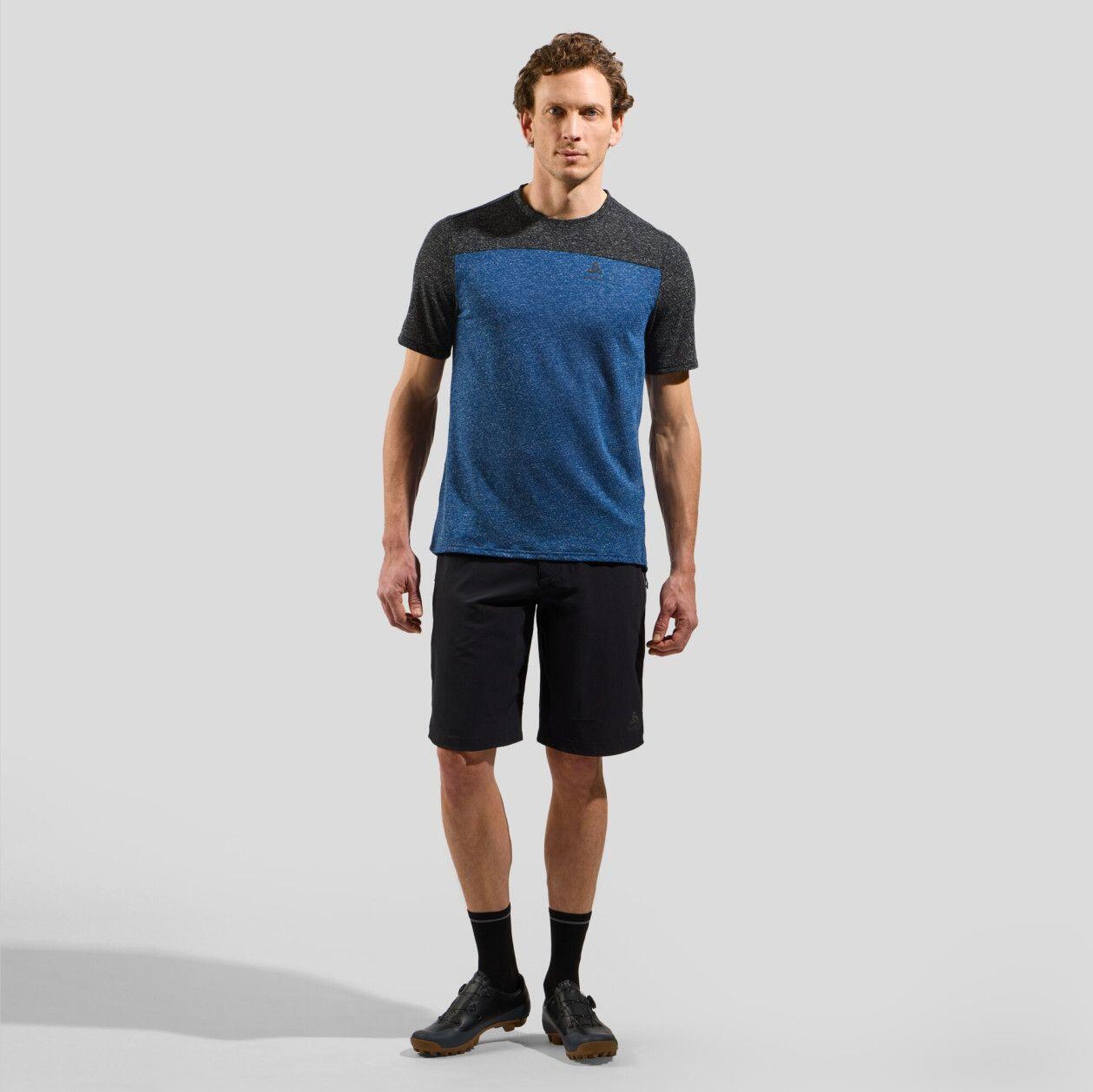 Odlo X-Alp Linencool MTB T-Shirt Schwarz/Blau 5/7