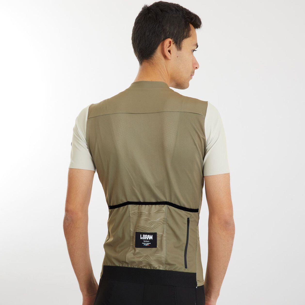 LeBram Ventoux Short Sleeved Jersey Plain Brown 5/7