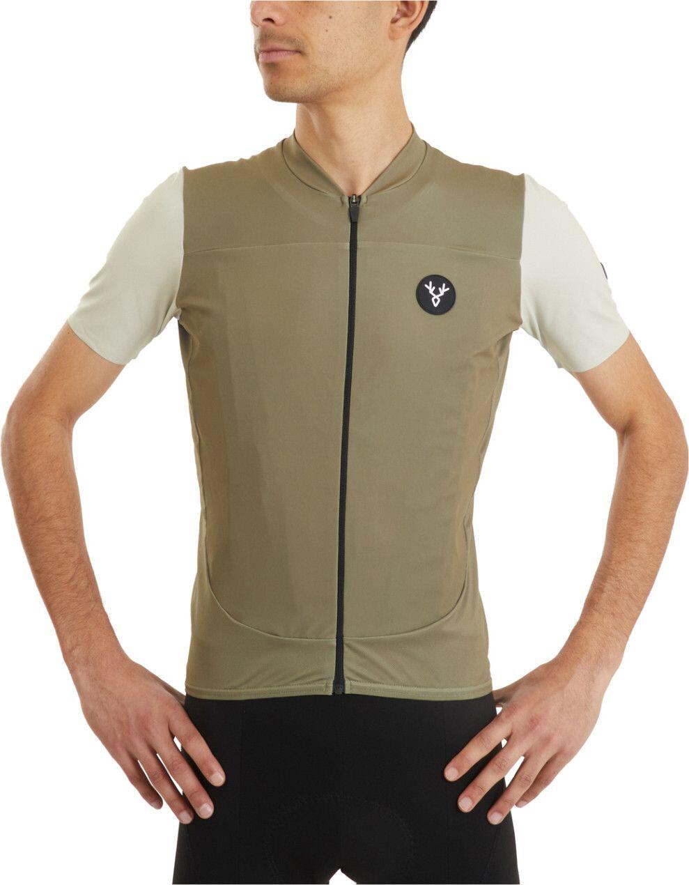 LeBram Ventoux Short Sleeved Jersey Plain Brown 4/7