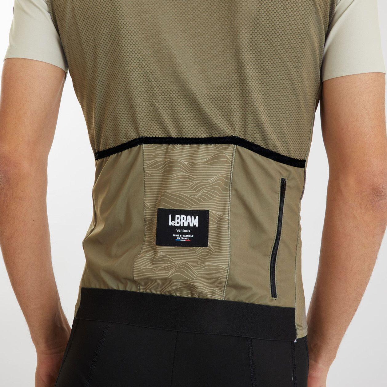 LeBram Ventoux Short Sleeved Jersey Plain Brown 6/7