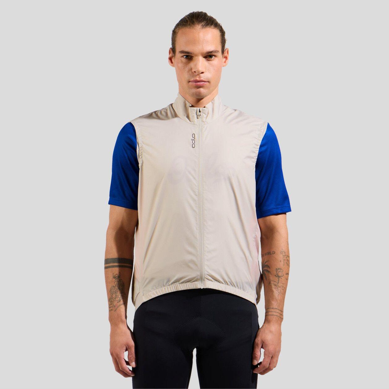 Odlo Essentials Gilet antivento grigio chiaro 3/5