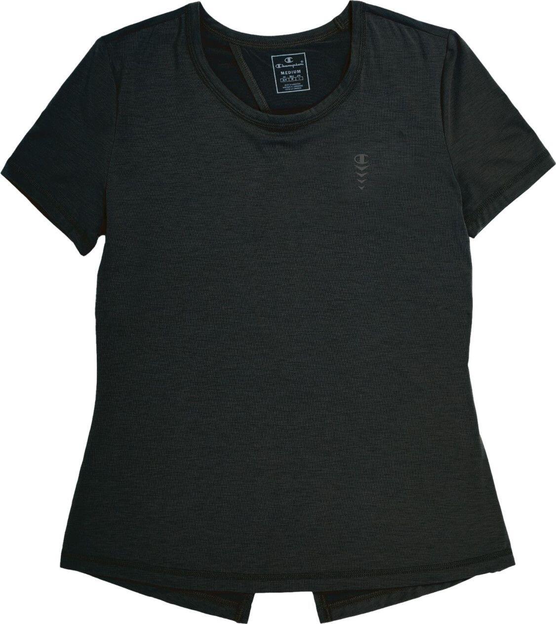 Maillot Manches Courtes Femme Champion Athletic Club Noir 1/1