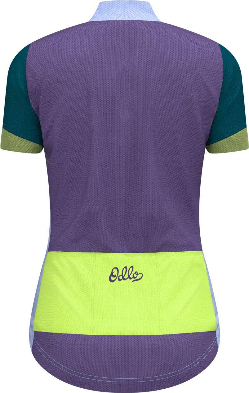 Maglia a manica corta Odlo Heritage Essentials Donna Blu/Multi 2/7
