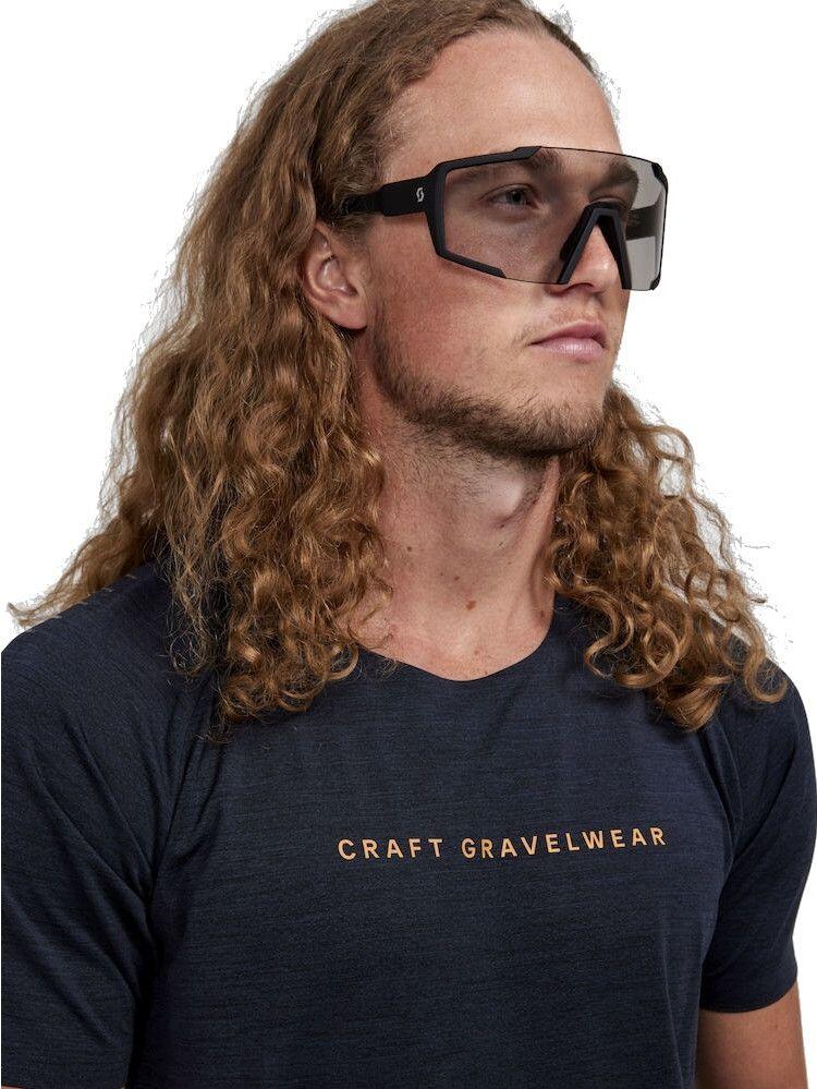 Maglia Craft Adv Gravel maniche corte Nero 3/4