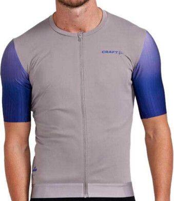 Craft adv aero short sleeve jersey light grey blue