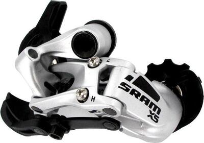 Sram x5 9 speed achter derailleur - zilver