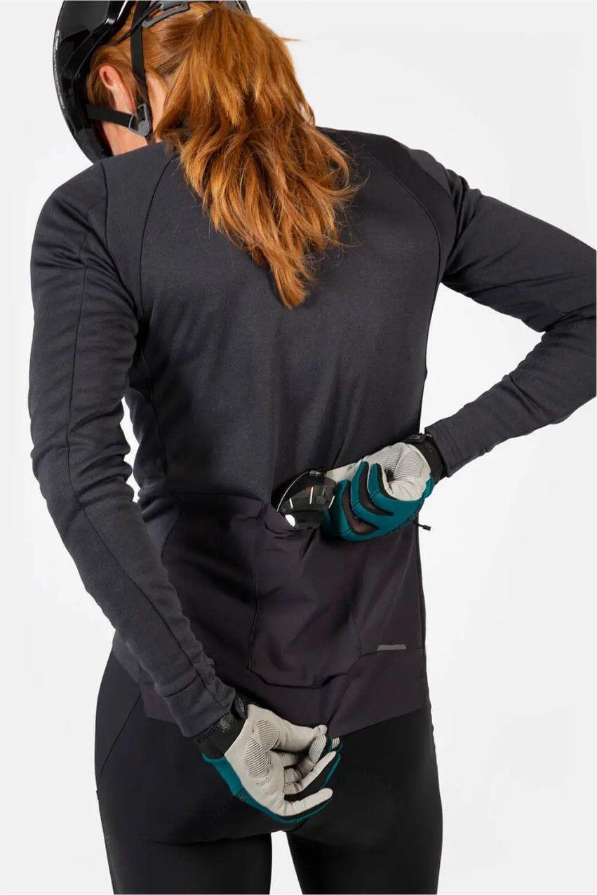 Endura GV500 Women's Long Sleeve Jersey Black 5/6