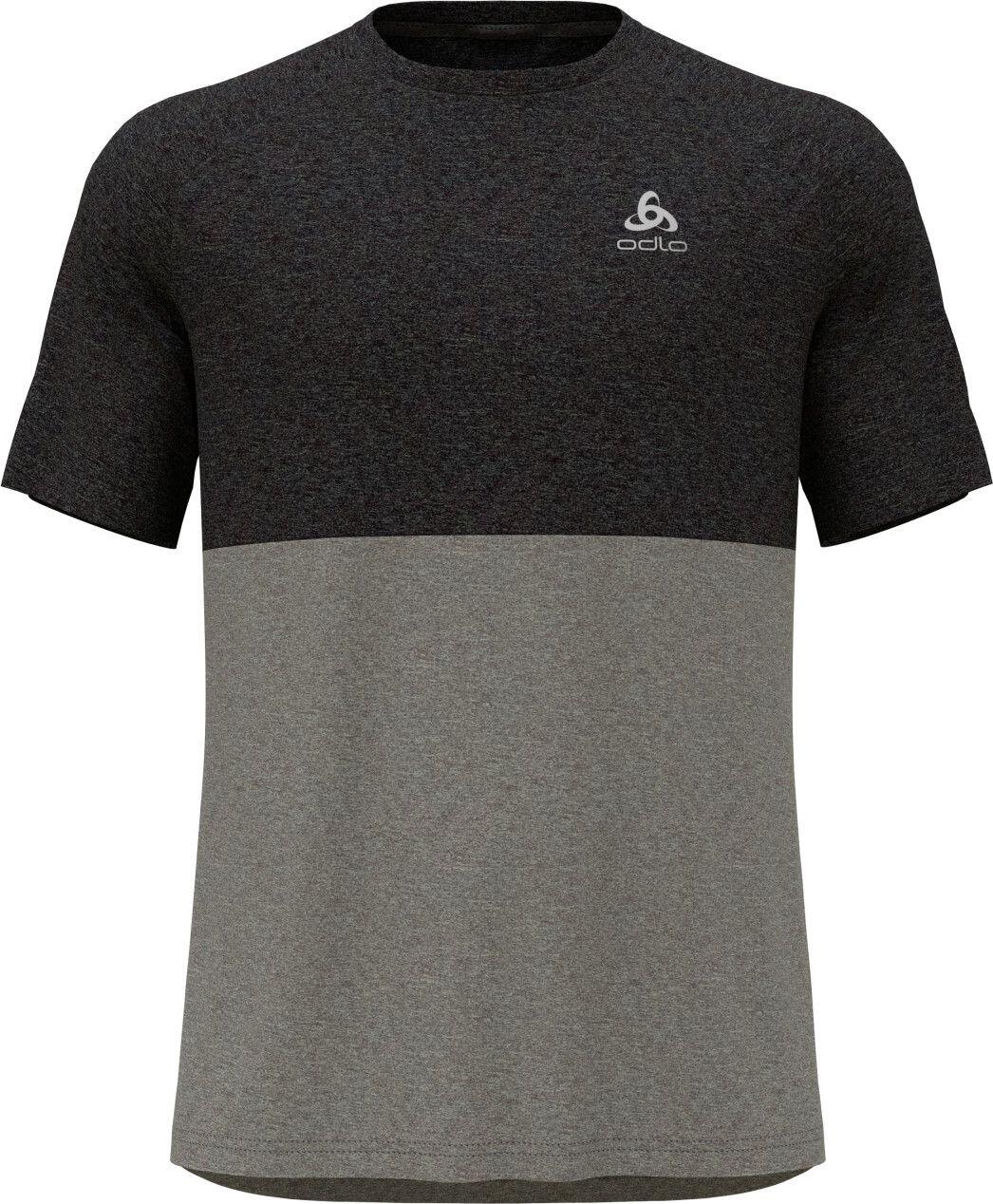 Maillot Manches Courtes Odlo Ride 365 Noir / Gris 1/2