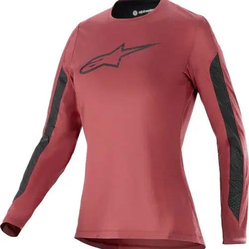 Alpinestars A-Dura Dri Astar Bordeaux Women's Long-Sleeve Jersey