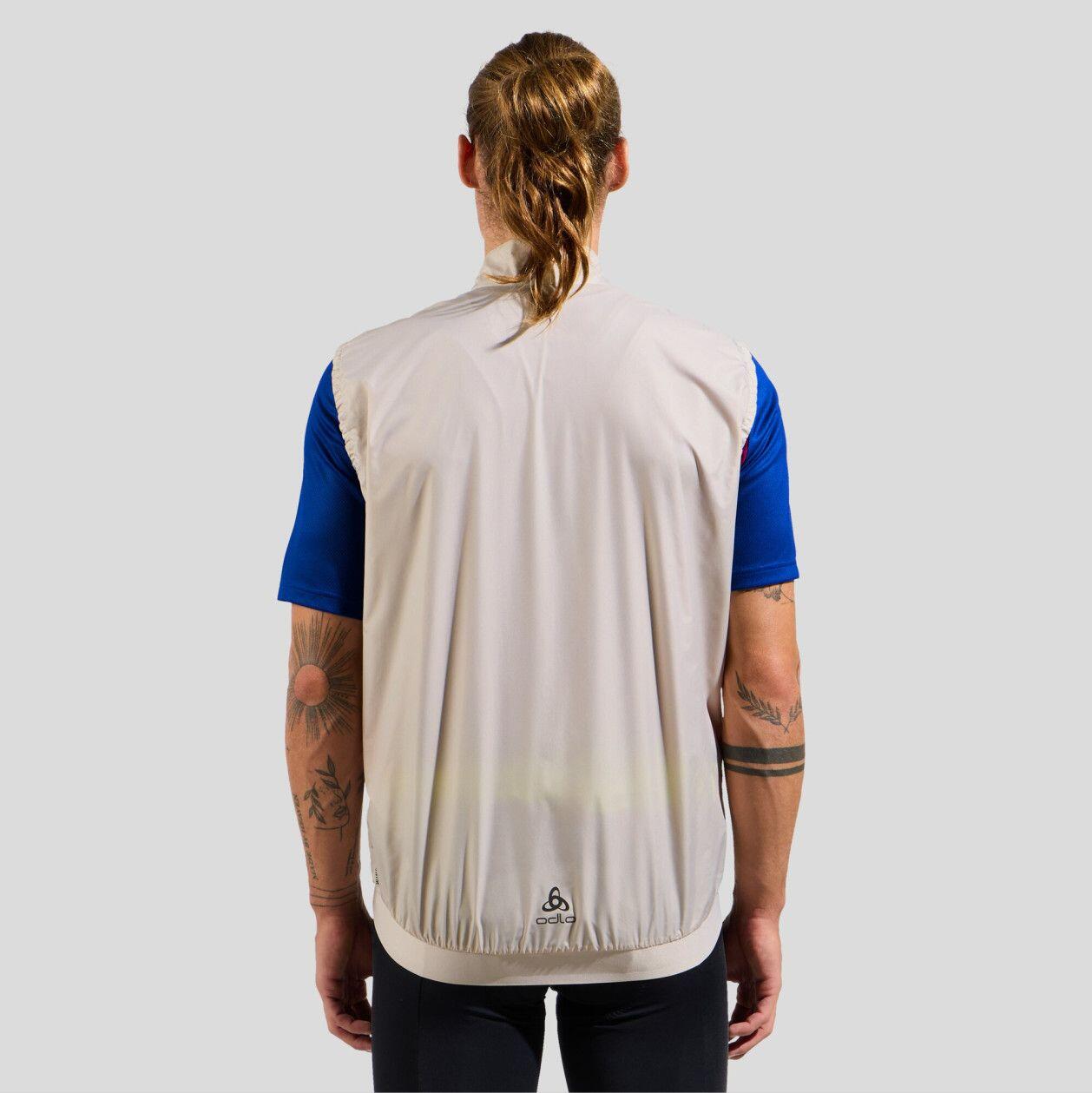 Odlo Essentials Gilet antivento grigio chiaro 4/5