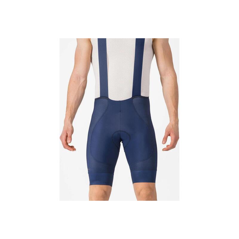 Pantaloni ciclism scurti cu bretele - A/C Bibshort - 22-40 gr C - albastru belg…