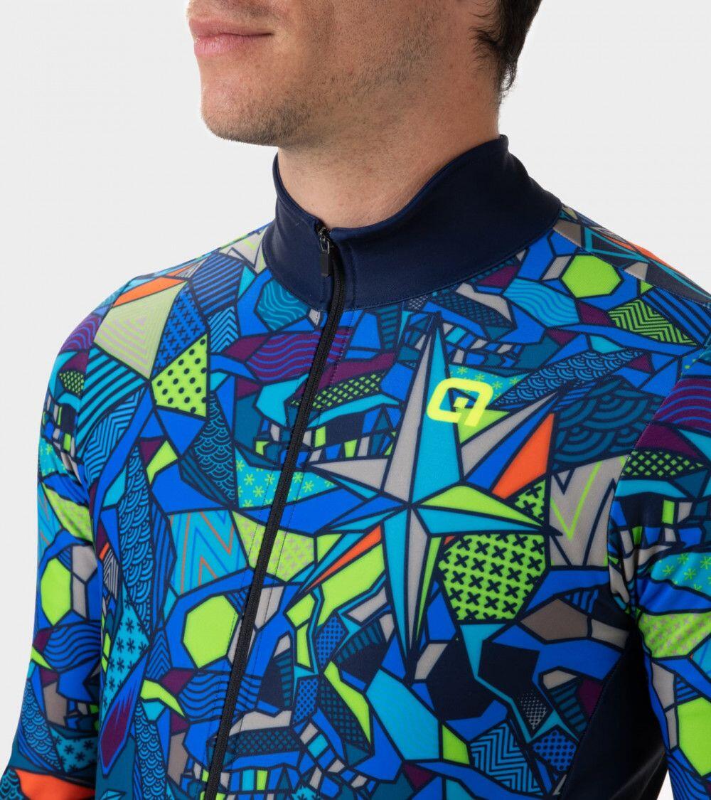 Maillot Manches Longues Alé Over Bleu 3/7