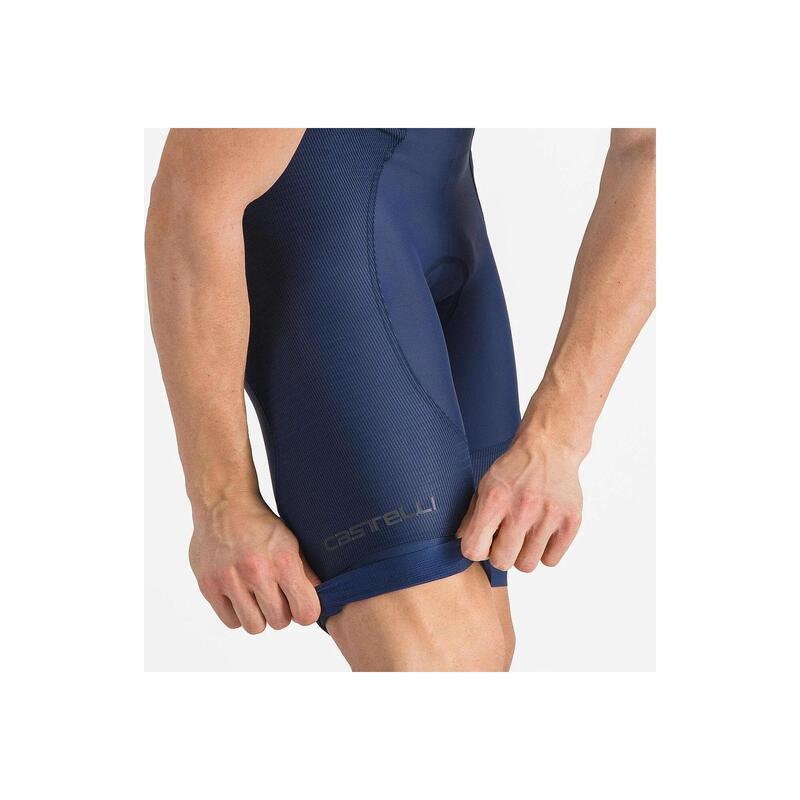 Pantaloni ciclism scurti cu bretele - A/C Bibshort - 22-40 gr C - albastru belg…