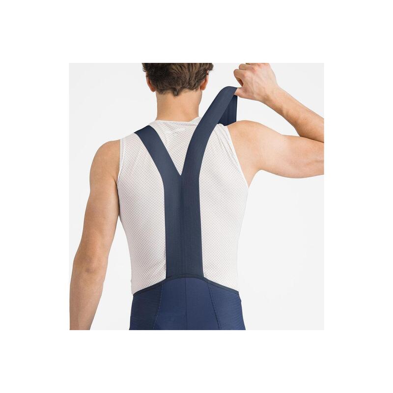 Pantaloni ciclism scurti cu bretele - A/C Bibshort - 22-40 gr C - albastru belg…