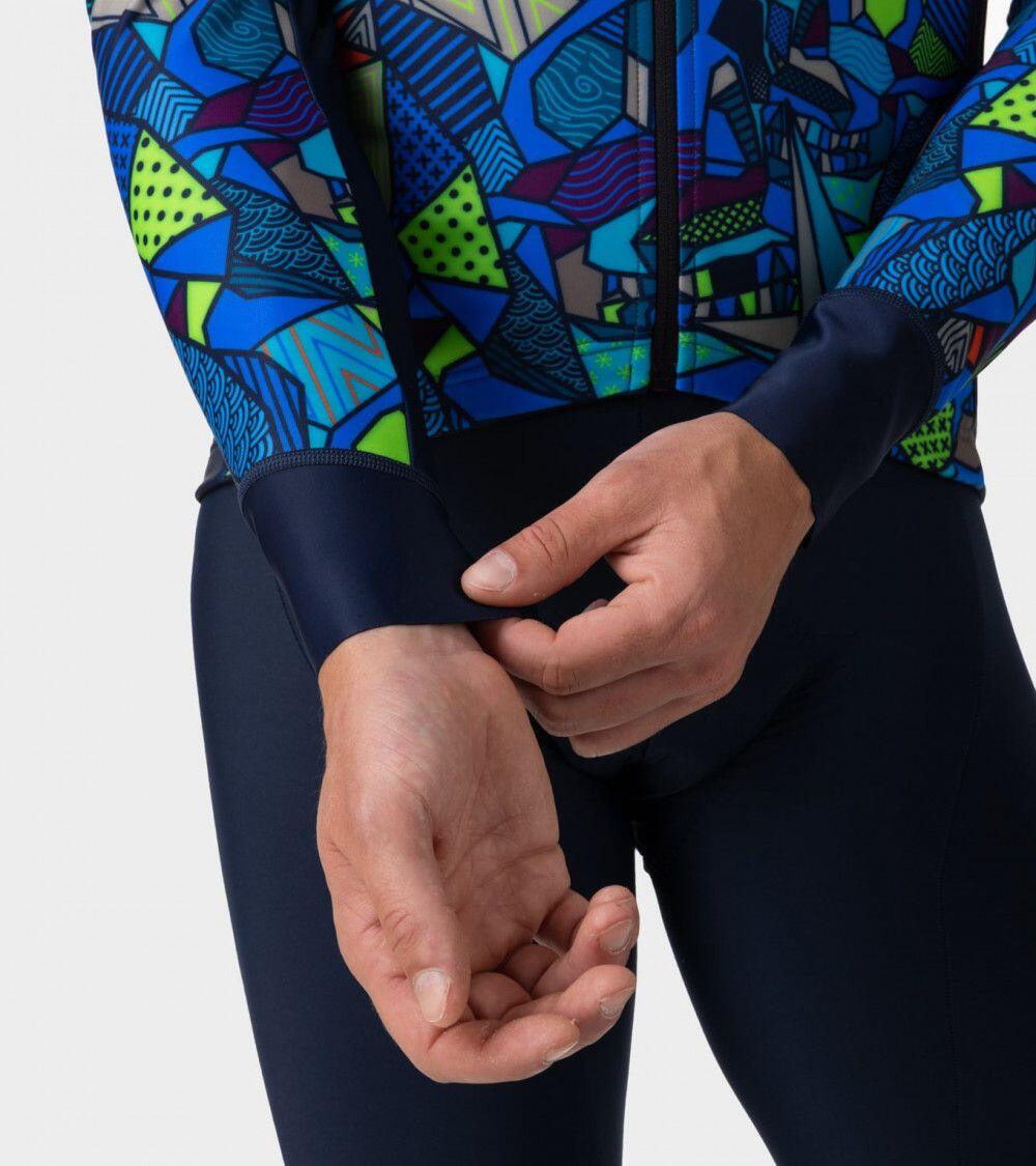 Maillot Manches Longues Alé Over Bleu 5/7