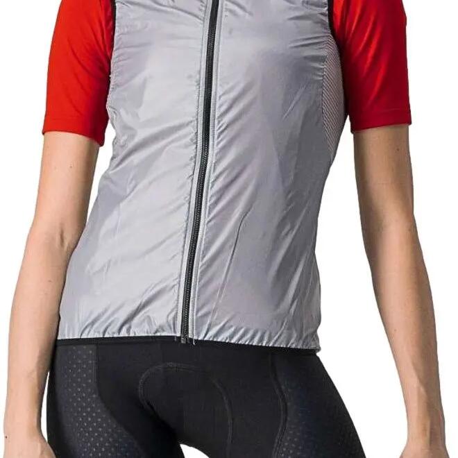 Castelli Aria Women's Sleeveless Windbreaker Jacket Grey