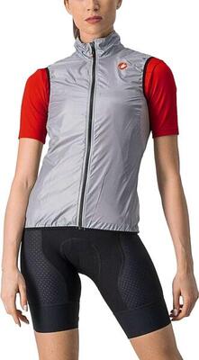 Castelli aria dames mouwloos windjack grijs