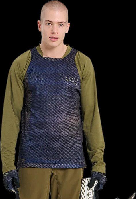 Langarmtrikot ION Scrub Braun 3/3