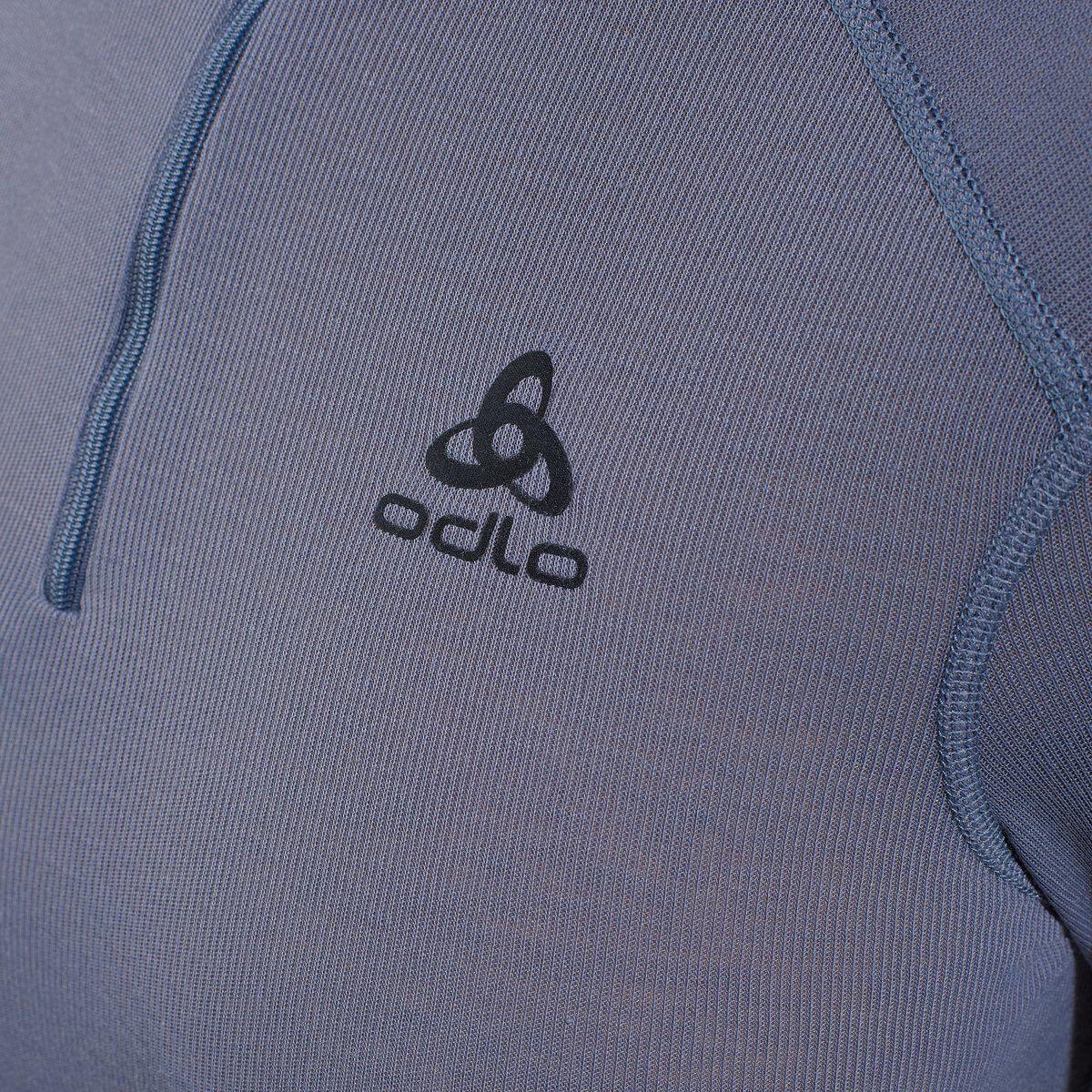 Base Layer Femme Odlo Half Zip Active Warm Gris 5/5