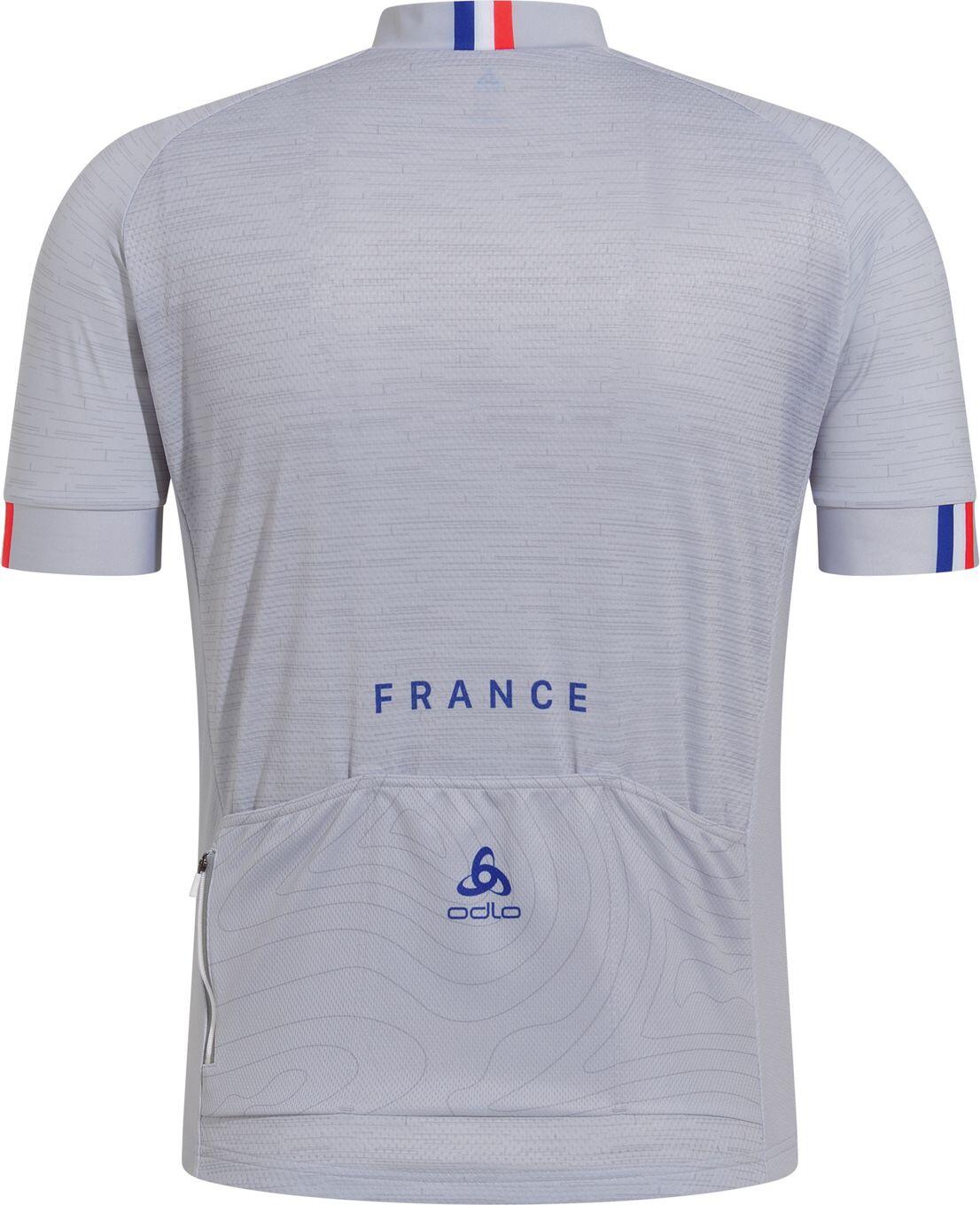 Odlo Performance France Jersey met korte mouwen - Grijs 2/2