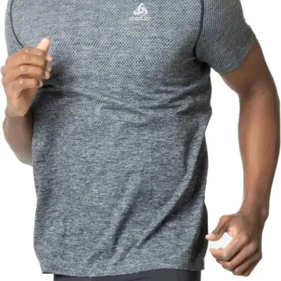 Odlo Essential Seamless Short Sleeve Jersey Gray