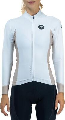 Lebram race dames trui thermo lange mouw beige