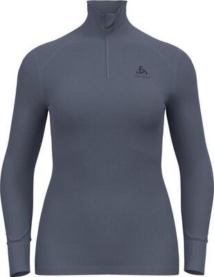 Base layer women's odlo half zip active warm grey