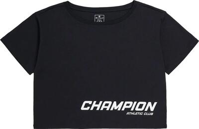 Champion croptop van katoen – zwart