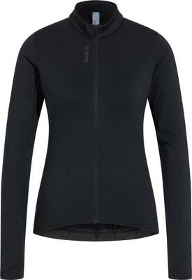 Damesfietsjack odlo full zip zeroweight ceramiwarm zwart