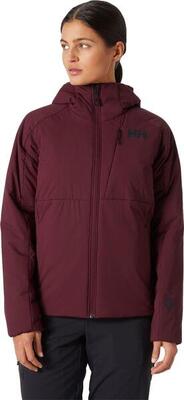 Helly hansen odin stretch women's hooded jacket bordeaux