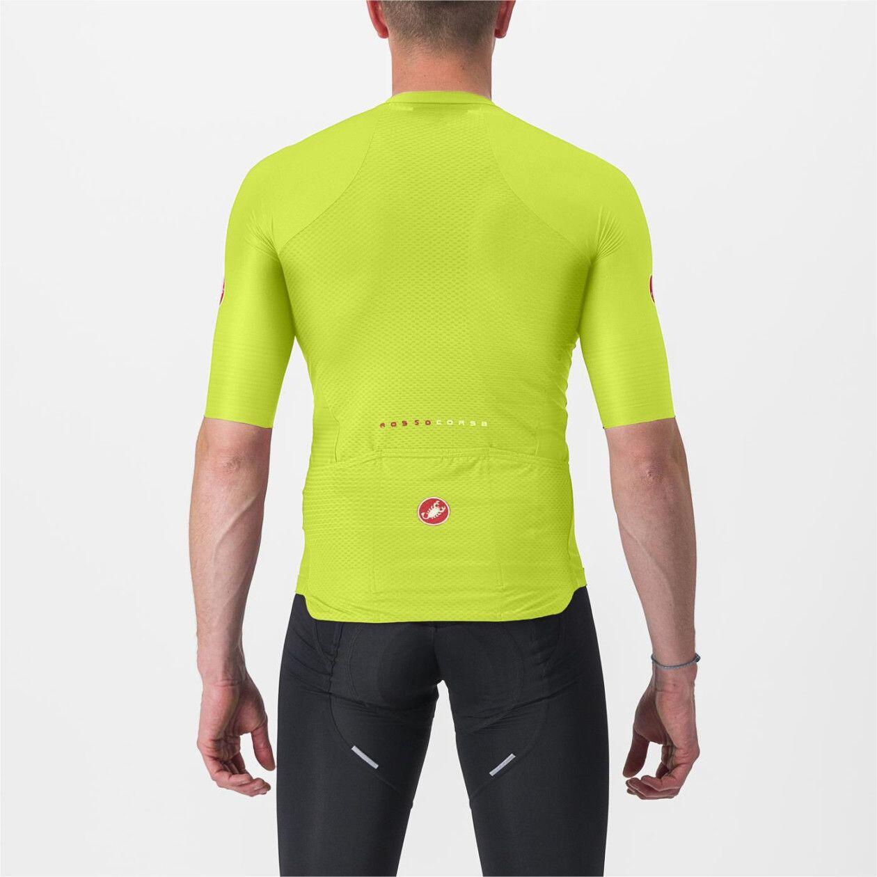 Castelli Aero Race 6.0 Short Sleeve Jersey Yellow 2/2