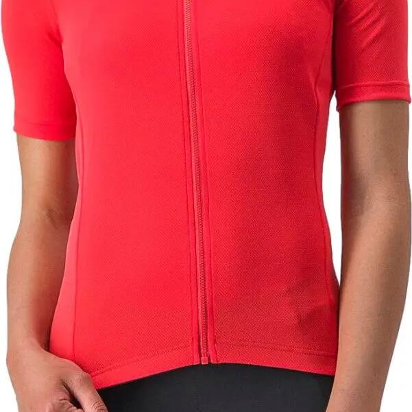 Castelli Anima 4 Red Women's Short Sleeve Jersey