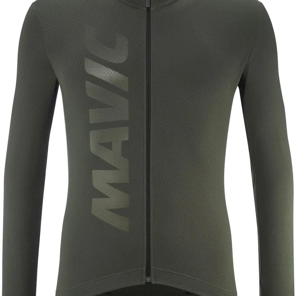 Mavic Aksium Thermo Green long sleeve jersey