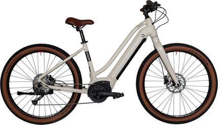 Vélo Fitness Électrique Bicyklet Béatrice Shimano Altus 9V 500 Wh 27.5'' Blanc