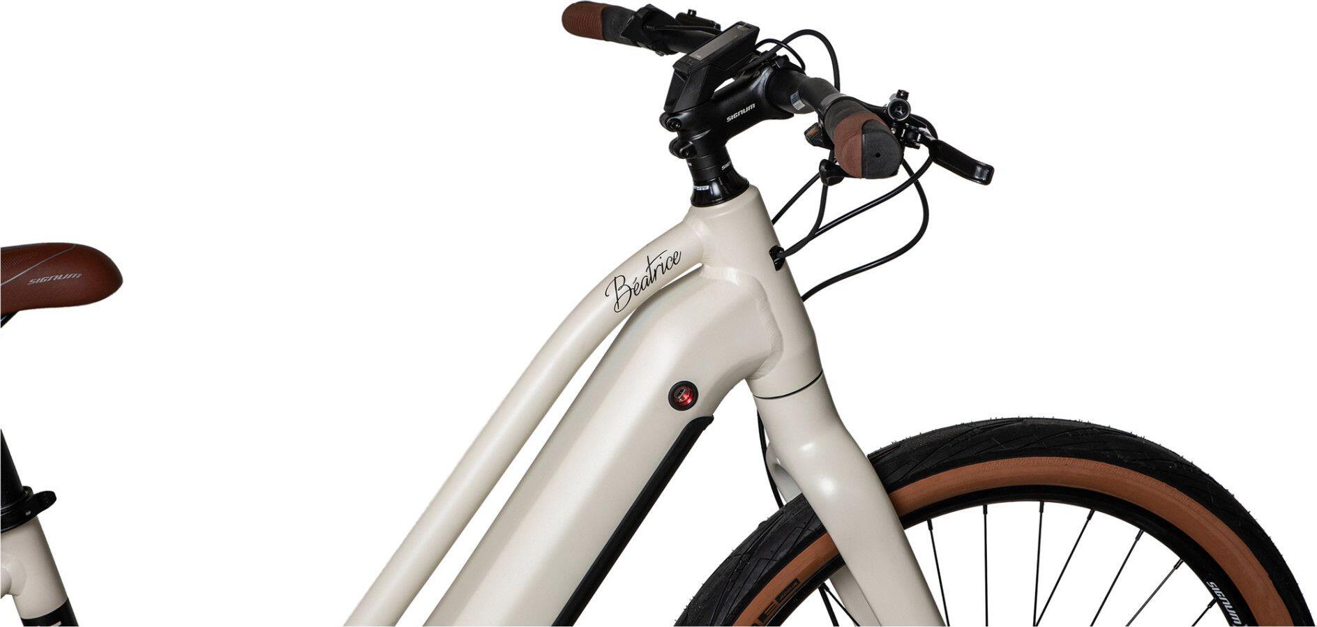 Vélo Fitness Électrique Bicyklet Béatrice Shimano Altus 9V 500 Wh 27.5'' Blanc 6/7