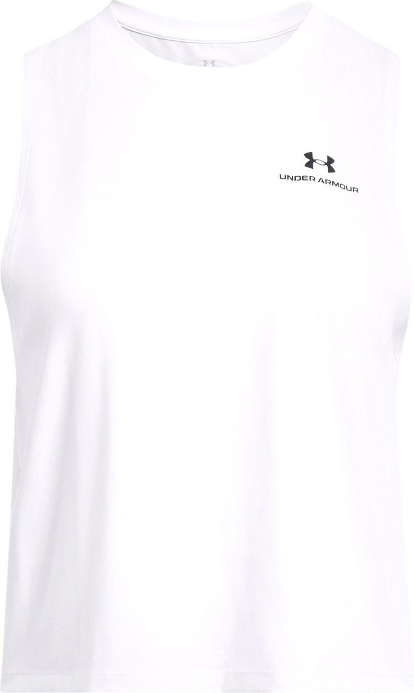 Débardeur Crop Under Armour Vanish Energy Blanc Femme 3/5