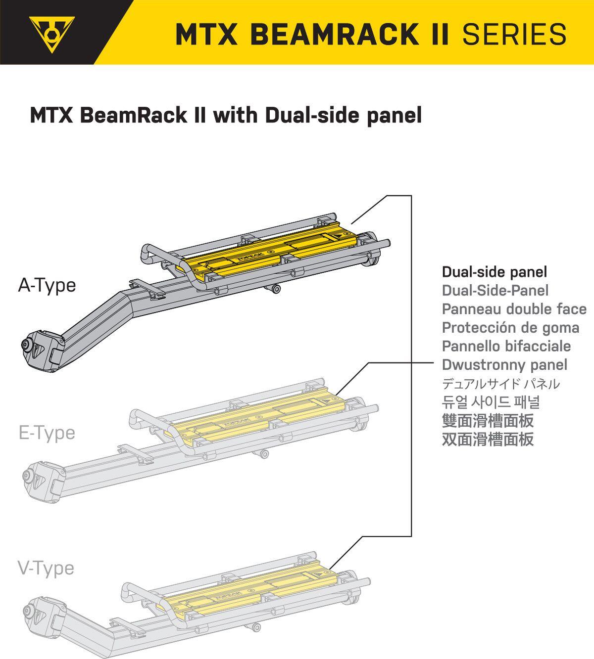 Topeak MTX BeamRack II Porta-bagagens (Tipo A) Preto 4/7