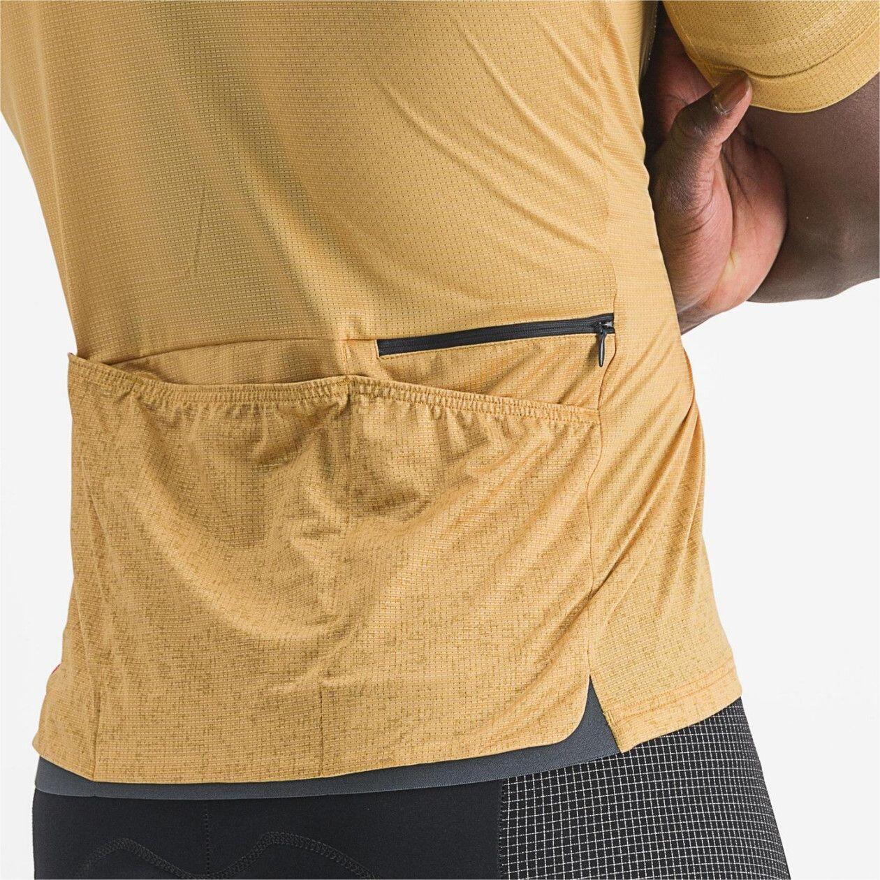 Castelli Unlimited Terra Short Sleeve Jersey Light Orange 3/7