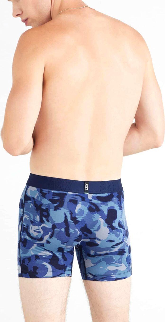 Boxer Saxx DropTemp Cooling Cotton Fly para hombre (Pack de 2) Daybreak Camo/Neg 2/4
