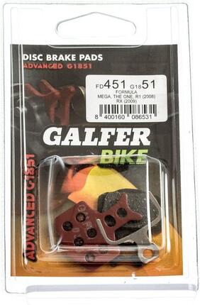 GALFER Brake Pads FORMULA MEGA / THE ONE / R0 / R1/ RX/ RR1/ T1/ C1 Sintered ADV